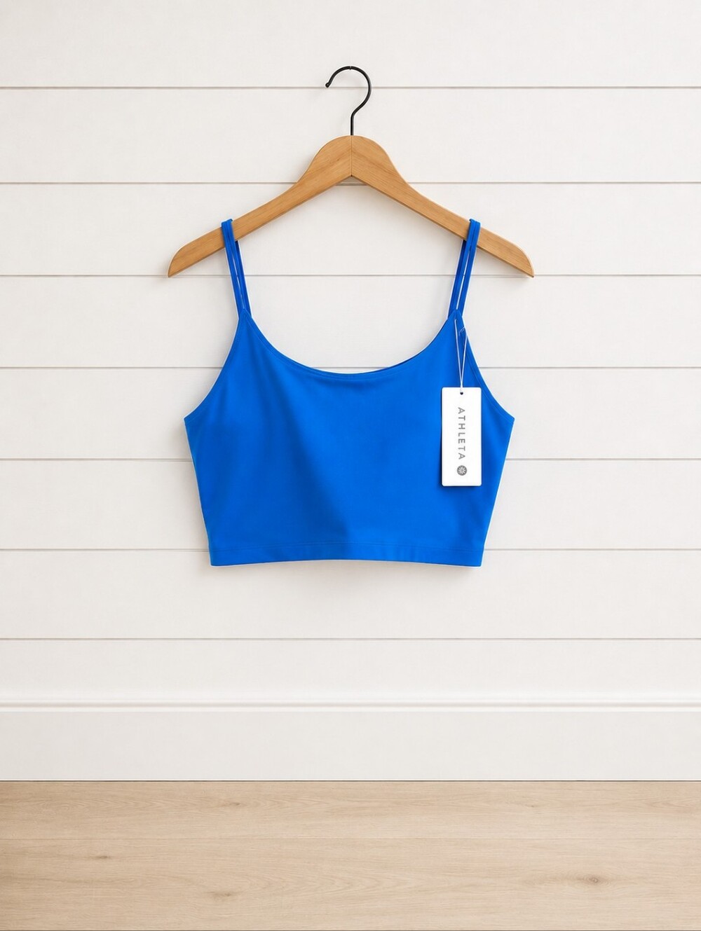 Athleta BodyMove Cami Tank Cobalt Blue Crop XS NWT